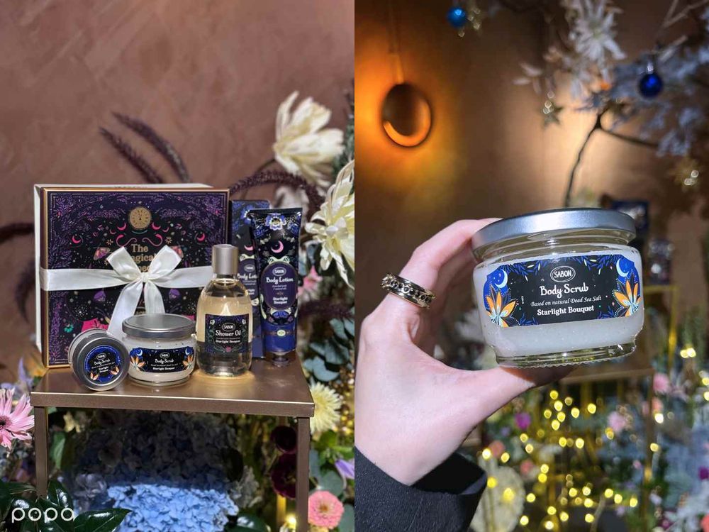 2023聖誕限量香氛！SABON「星熠幻境限量聖誕香氛」集結輕盈的精靈仙氣花香、最軟綿的聖誕香味！史上最美限量瓶身來了～-13