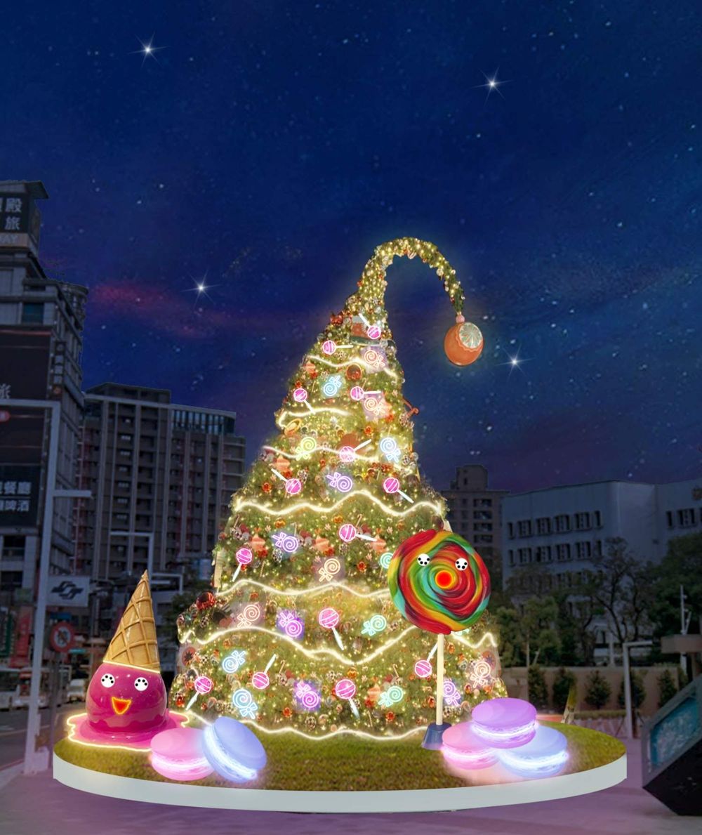 2023新北耶誕城4大燈區亮點搶先看！桑塔熊蛋糕聖誕樹、夢幻光廊「這天」開逛！-1