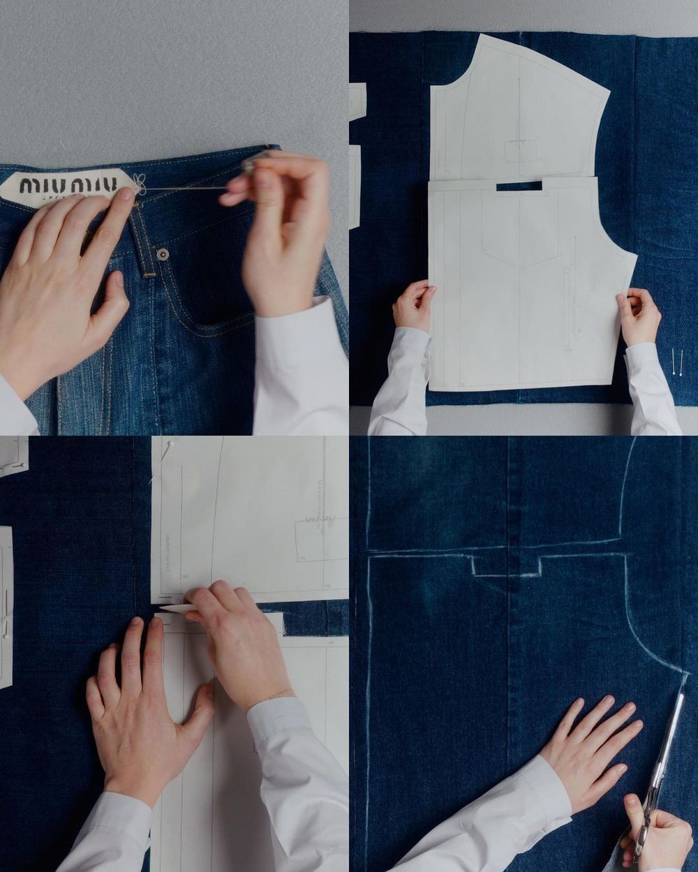 「人間芭比」張員瑛穿MIU MIU最新丹寧褲，107公分長腿比例好到嚇人！-17