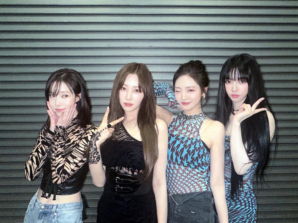 好羨慕！最強人間AI團aespa來台尾牙演出！Karina、Winter成員抵台穿這樣！-14