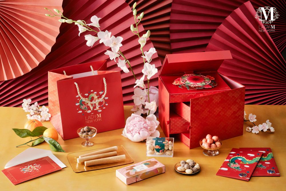 2024最奢華過年禮盒！Lady M新年禮盒「芝麻可可球、伯爵茶捲餅」每一種都好吃！-2