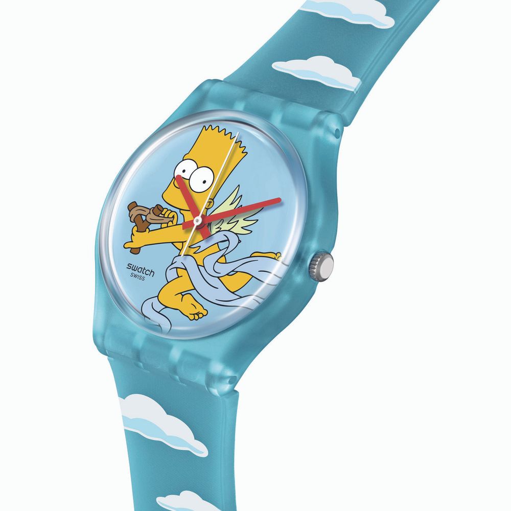 Swatch辛普森家庭聯名手錶！Homer&Marge親親超害羞、邱比特款可愛到瘋掉！-4