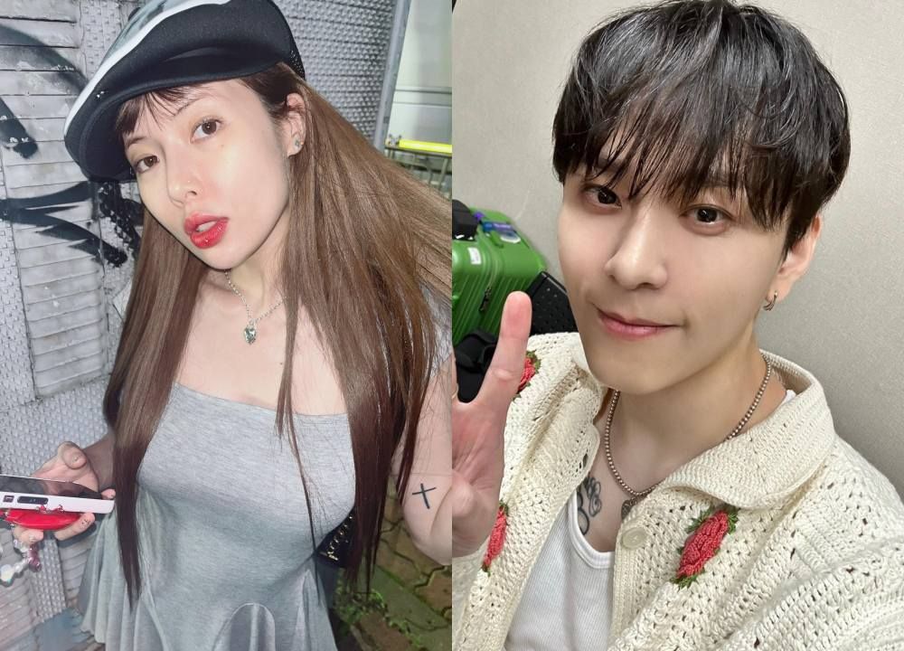 韓國女歌手泫雅、HIGHLIGHT前成員龍俊亨無預警深夜認愛！18年好友變情人，曬甜蜜牽手照，全網震驚！-5