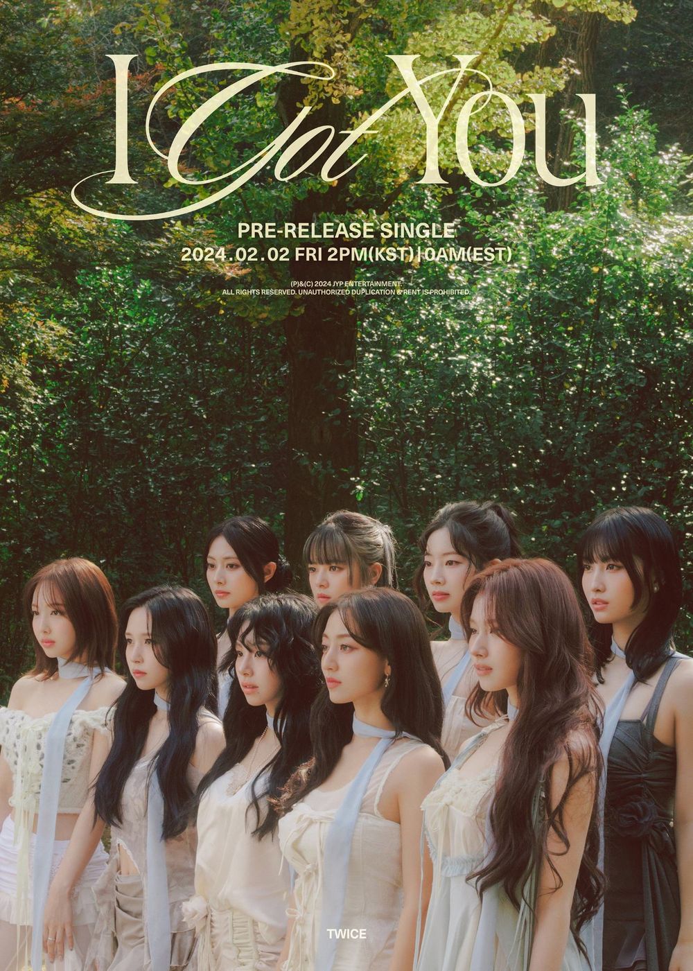 人氣女團TWICE二月回歸！先行曲〈I GOT YOU〉海報搶先公開，超仙「森林妖精」風格美出新高度！-2