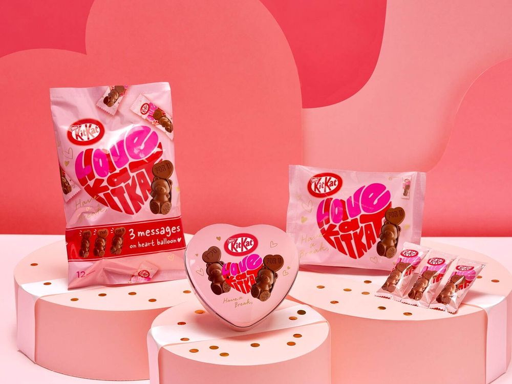 2024情人節巧克力推薦！KitKat超萌「愛心小熊巧克力」、三種造型可愛到捨不得吃！-8