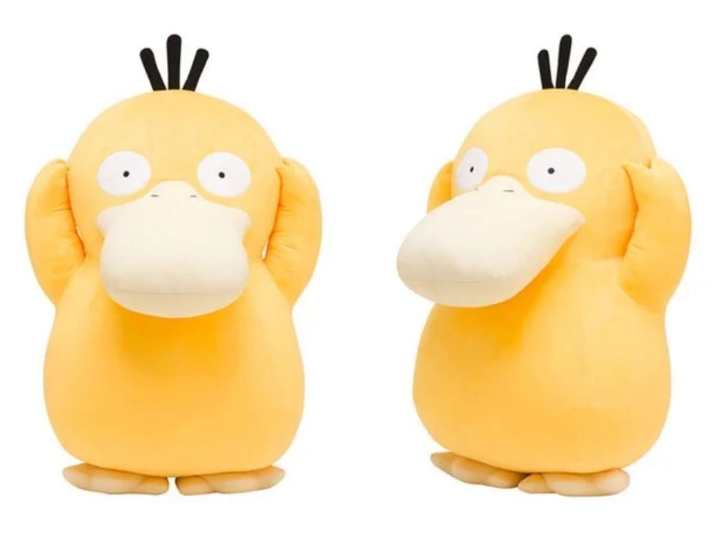 抱緊處理！日本寶可夢「巨型可達鴨」玩偶萌翻登場！1:1大小讓你秒化身寶可夢訓練家！-6