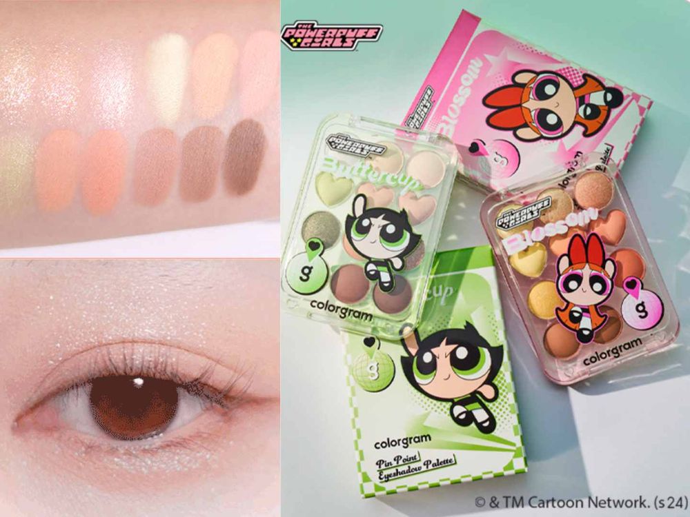 史上最萌聯名！ colorgram推出飛天小女警彩妝，毛毛眼影盤、花花香檳打亮膏、泡泡嫩唇釉..，沒想到這個色號最熱門！-3