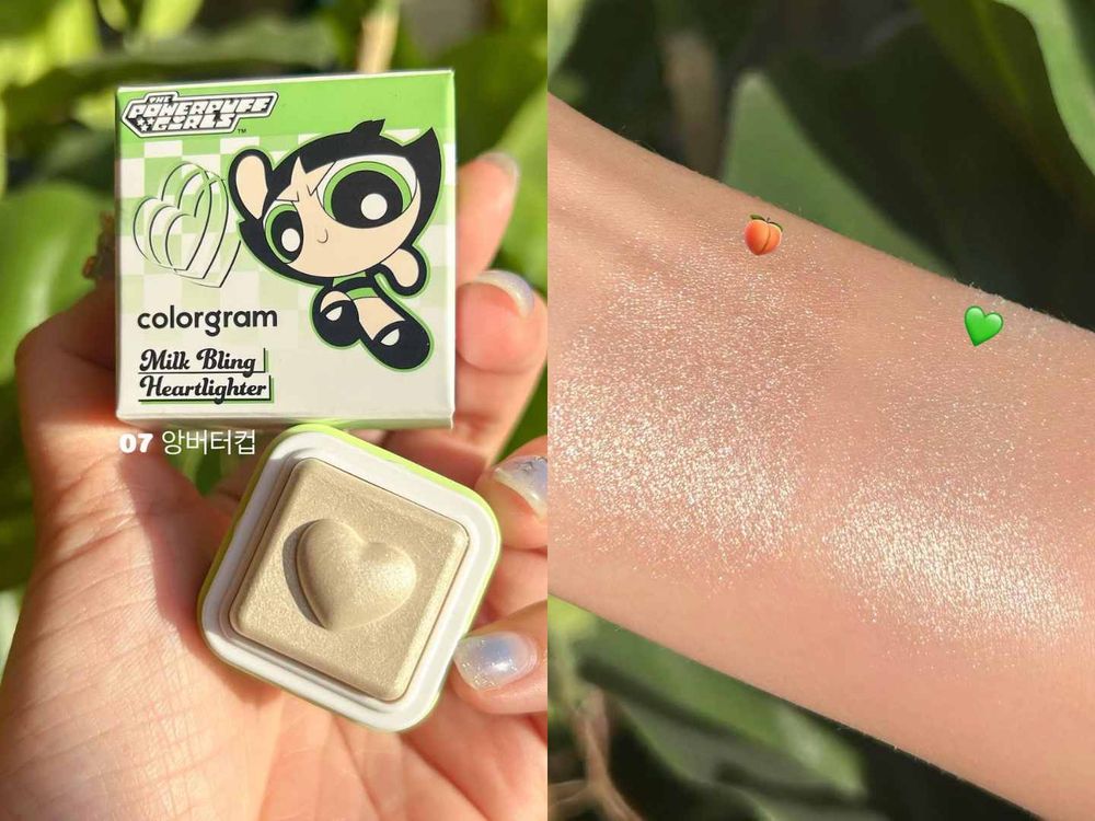 史上最萌聯名！ colorgram推出飛天小女警彩妝，毛毛眼影盤、花花香檳打亮膏、泡泡嫩唇釉..，沒想到這個色號最熱門！-5