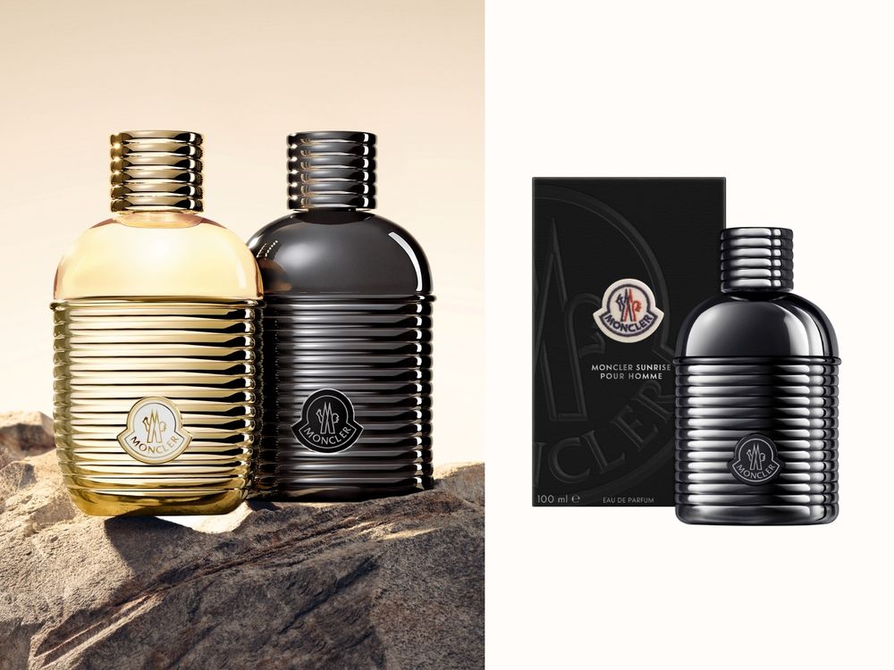 羽絨服界的愛馬仕！MONCLER 2024全新香水登場，男女對香金屬灰、亮金瓶、經典毛氈徽標，每個細節都讓人無法招架！-2