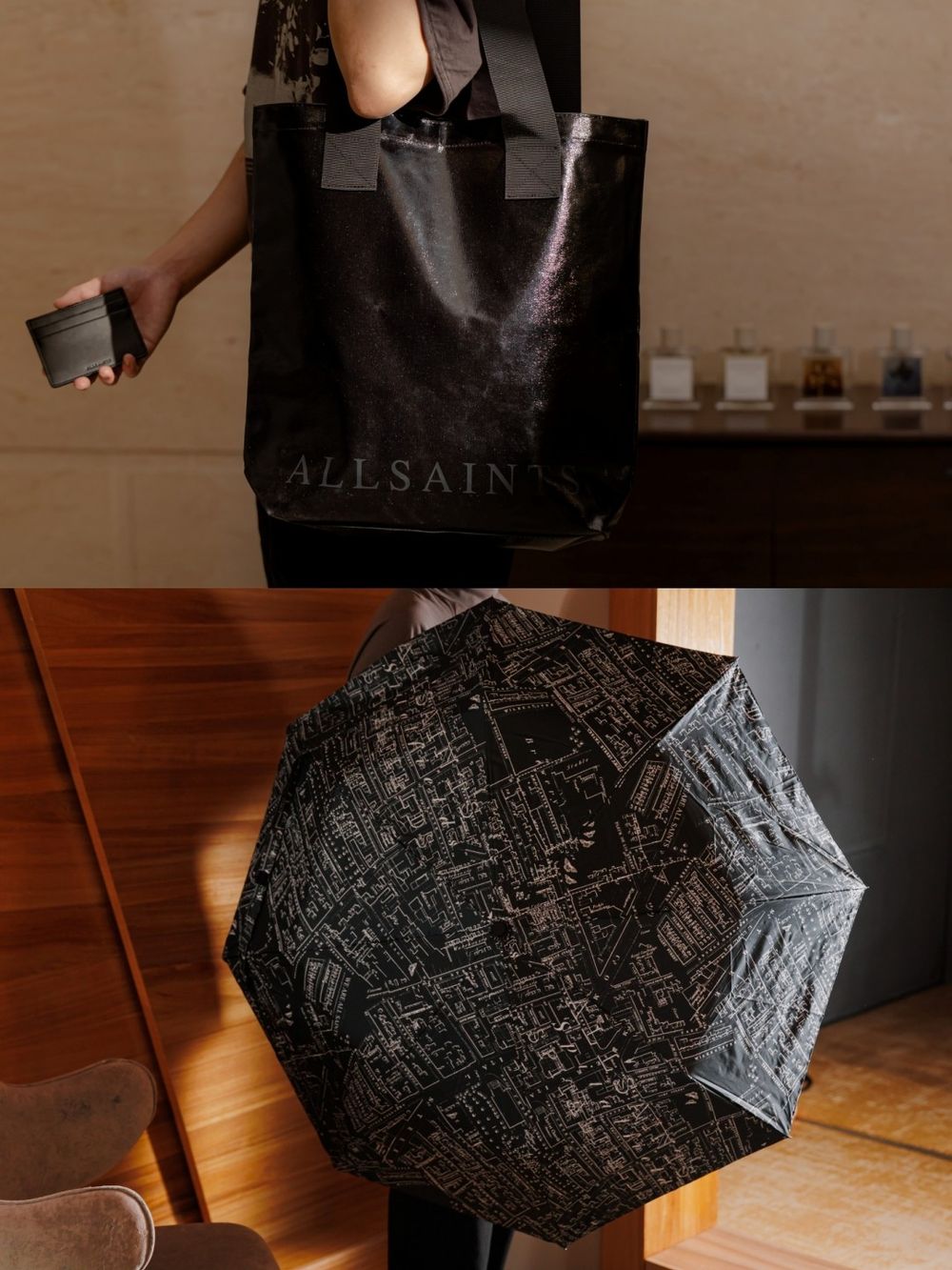 首次在台灣推出！ALLSAINTS東倫敦香氛旅行套組，隨附15ml隨行香水瓶、真皮皮革卡夾，滿額贈送優雅英倫風摺傘！-4