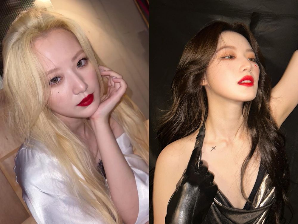 最適合紅色唇膏韓團愛豆！aespa Karina、IVE張員瑛畫上紅唇，美到讓人眼睛移不開！-6
