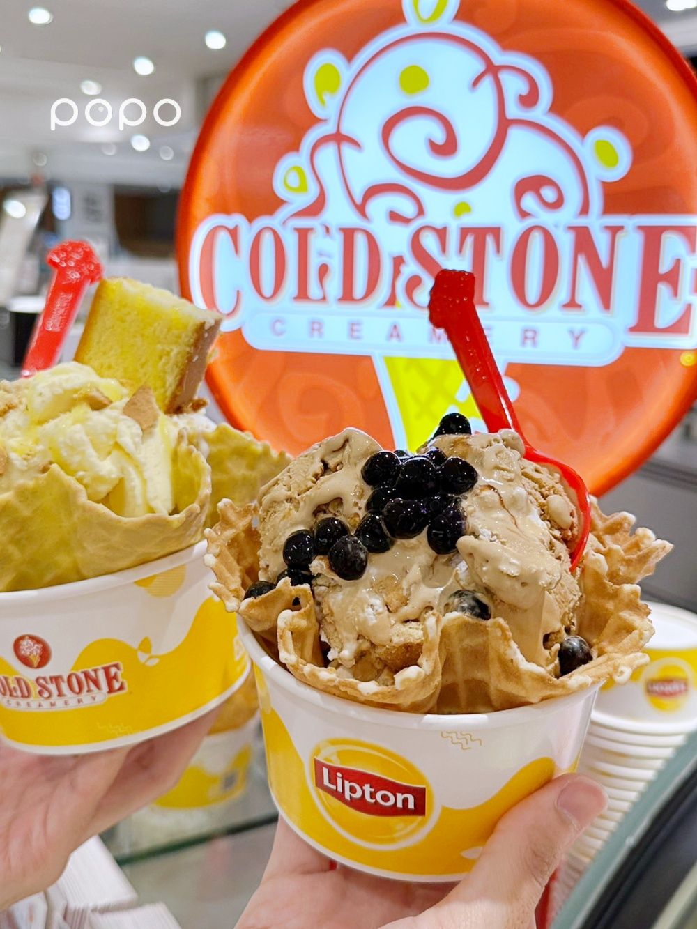 COLDSTONE連四天買一送一！最新「立頓珍奶茶歐蕾、香檸交響曲」冰淇淋茶控必吃！-5
