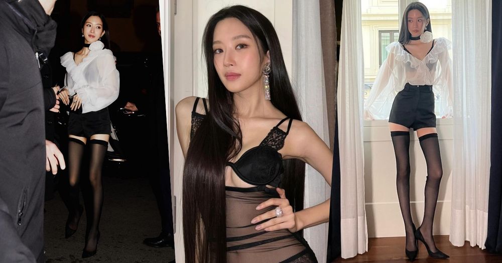 文佳煐米蘭時裝週「超性感黑紗透膚內衣」火辣驚人身材全曝光！維持姣好體態5招必學、「這運動」是筆直長腿的秘訣！-1