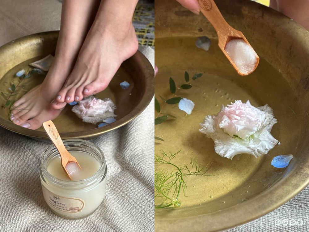 日本爆賣嫩白美肌的秘訣！SABON身體磨砂膏「高階5種用法」，有感養膚、煥醒滋潤蜜桃肌！-5