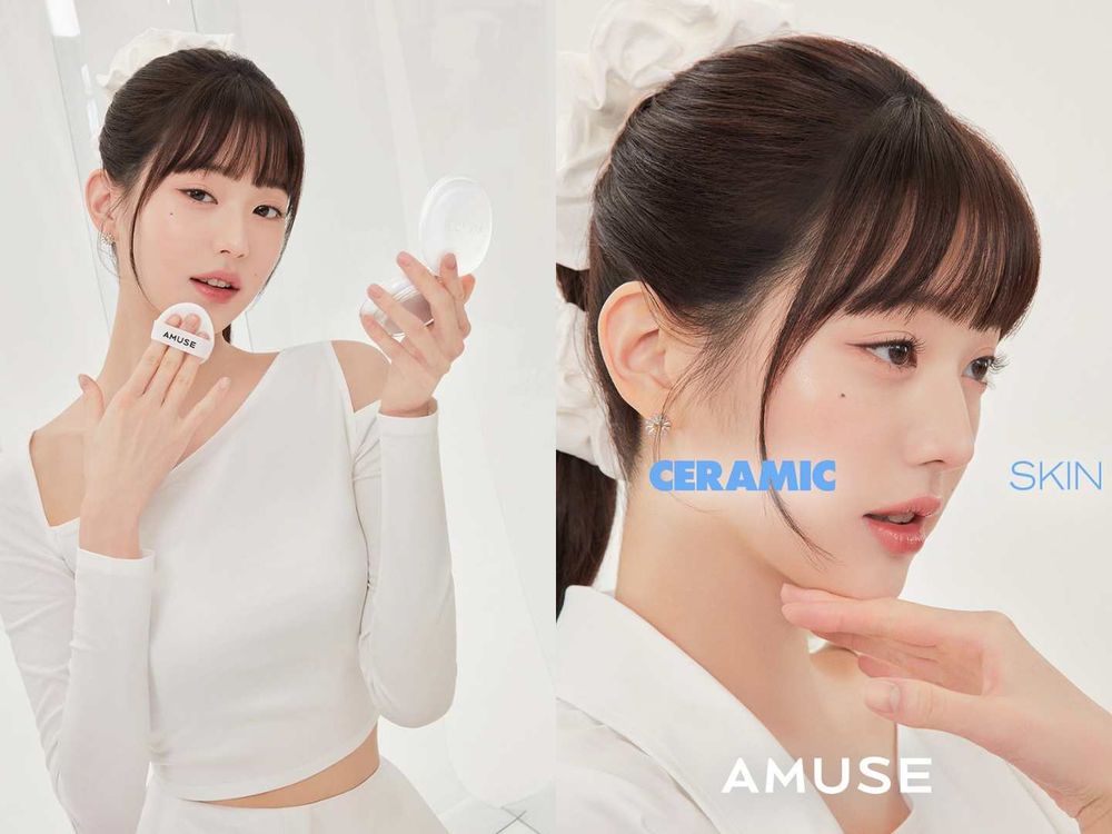 張員瑛愛用底妝大公開！AUMSE全新「鵝卵石白瓷氣墊粉餅」，美白、撫紋、防曬三合一，輕拍立刻擁有零瑕疵柔霧陶瓷肌！-4