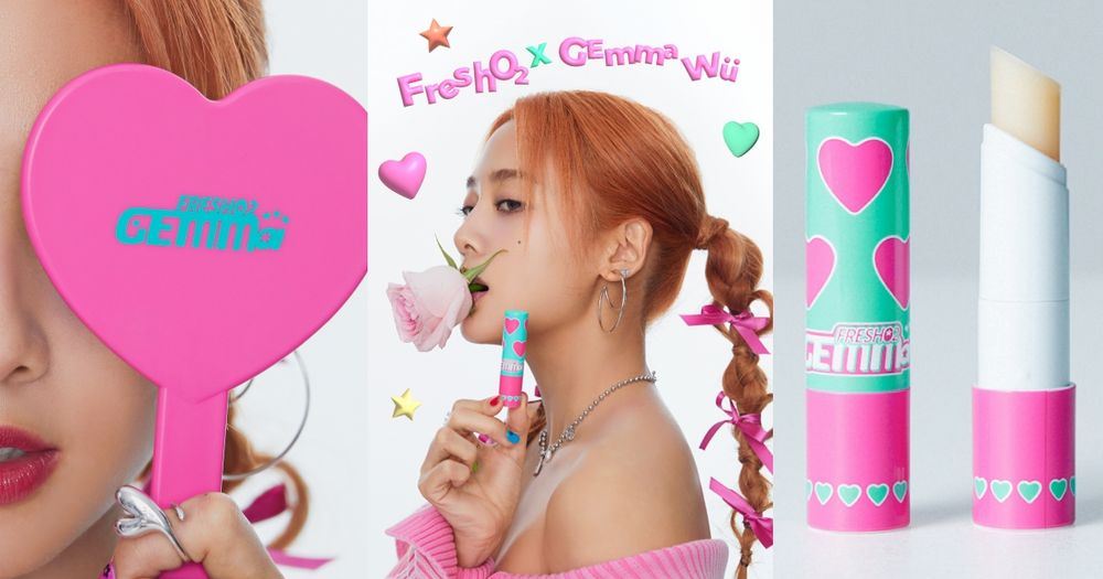 FreshO2 X GEmma吳映潔跨界聯名彩妝上市！鬼鬼最愛潤色唇膏、柔霧染唇釉，從裡到外都嫩翻的芭比風唇彩新作！-9