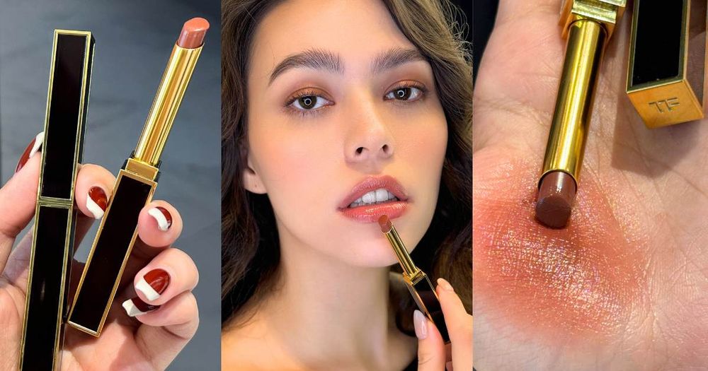 唇膏控尖叫吧！TOM FORD用高跟鞋做成唇膏「霸氣超模黑跟唇膏」一抹緞光平鋪雙唇，唇紋撫平、嘴唇澎翹！-1