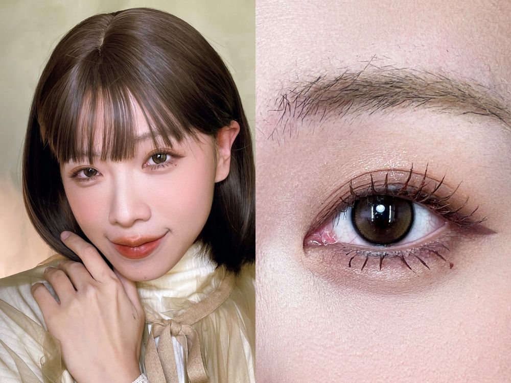 日本熱銷NO.1眼線筆2024新色上市！KISSME奶油質地眼線膠筆「溫柔摩卡棕」滑溜畫上，線條平滑又柔和！-5