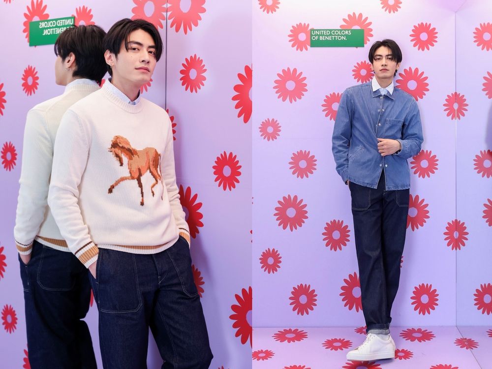 台北101班尼頓奇幻花園太美！小花背心、牛仔褲...春天新衣服這邊買 ！-11