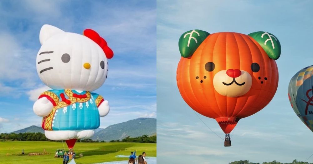 2024台東熱氣球嘉年華來了！Hello Kitty熱氣球、光雕音樂會「這天起」連45天登場快筆記！-10