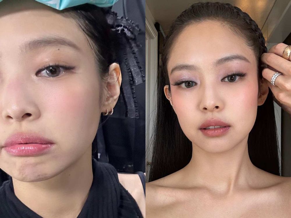 韓國女團同款眼妝傳授！「下睫毛隱形眼妝」，IU、BLACKPINK Jennie都這樣畫，少畫這一道、反而眼睛變更大！-7