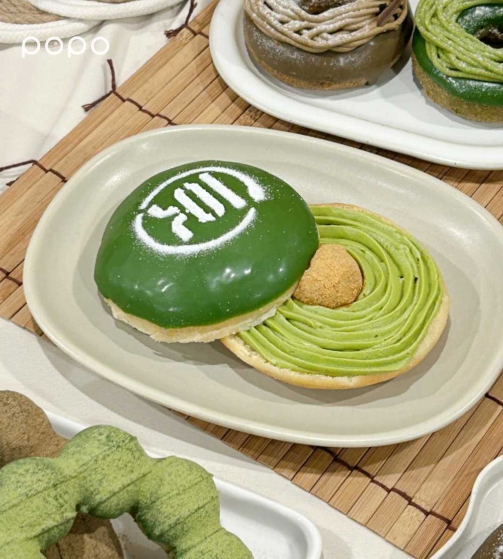 茶控瘋掉！Mister Donut×一〇八抹茶茶廊「生抹茶波堤、焙茶蕨餅巧貝甜甜圈」爆療癒必吃！-2