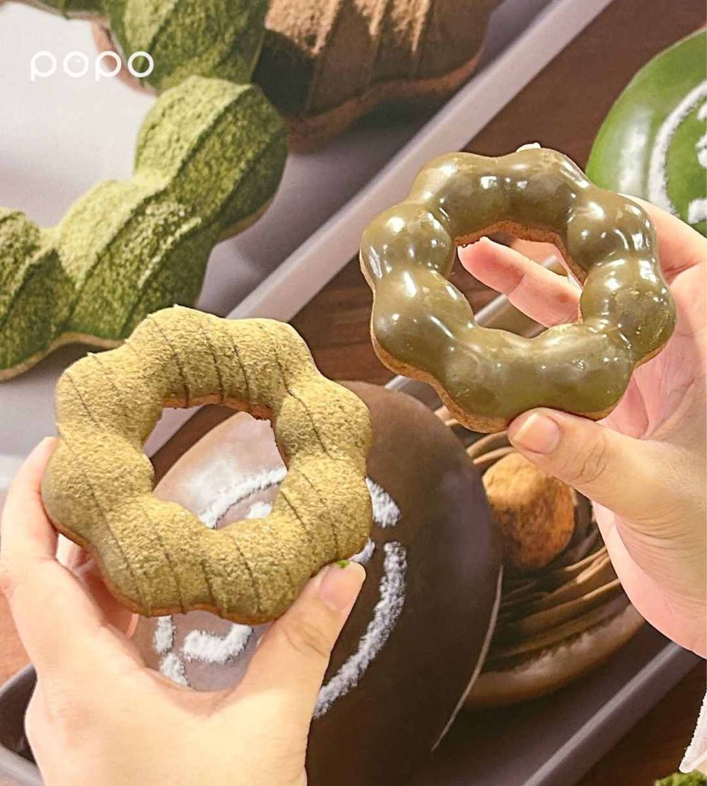 茶控瘋掉！Mister Donut×一〇八抹茶茶廊「生抹茶波堤、焙茶蕨餅巧貝甜甜圈」爆療癒必吃！-3