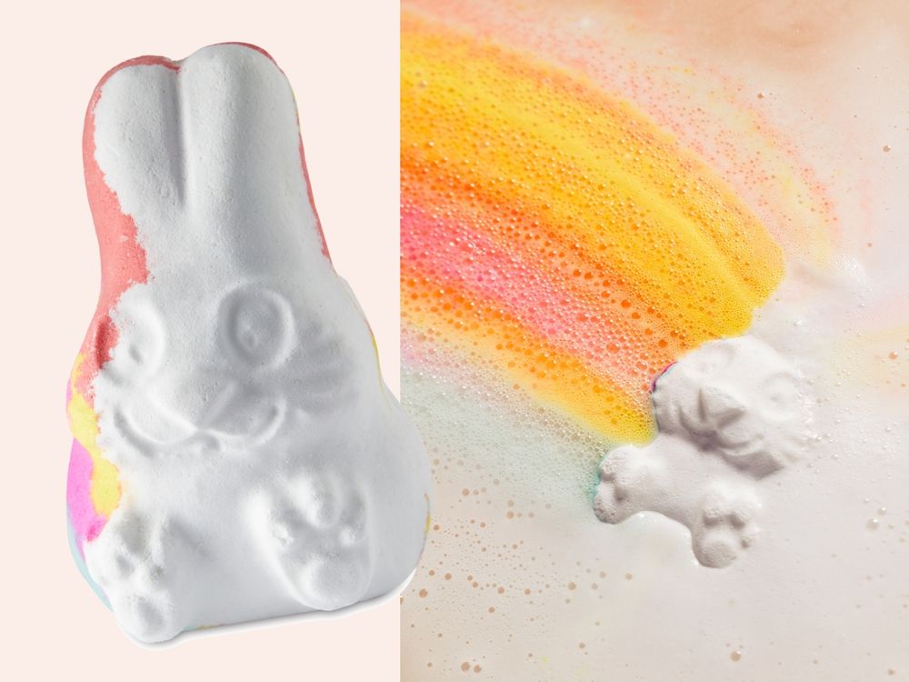 2024復活節限定！LUSH柑橘香氣兔子汽泡彈、七色蘿蔔泡泡浴芭...，竟然還有粉紅果汁兔子面膜！-16