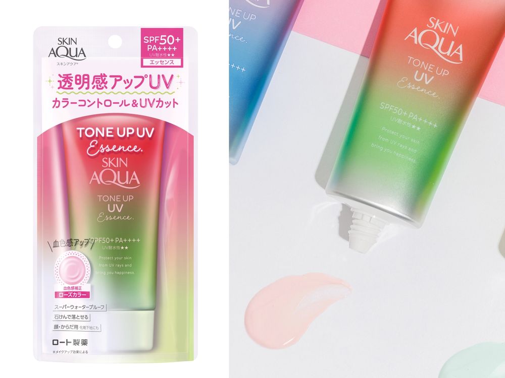 台、日最熱賣開架防曬！曼秀雷敦「飾底防曬乳」再推新色，一抹暗沉、蒼白通通不見，不用粉底也能擁有透亮肌！-4