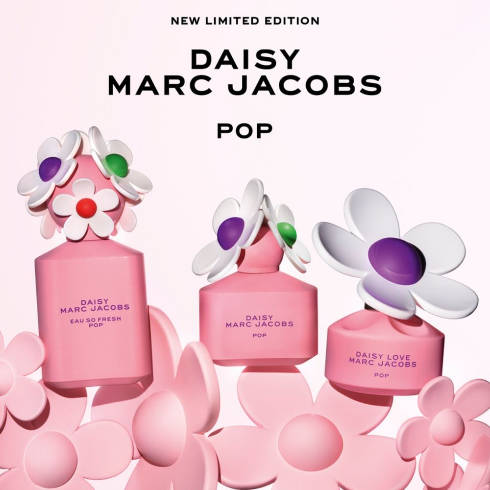 2024小紅書爆款霧粉瓶雛菊香水！Marc Jacobs「雛菊春紛之印限量香水」啞光粉夢幻天花板香水瓶身，真的被美暈！-4