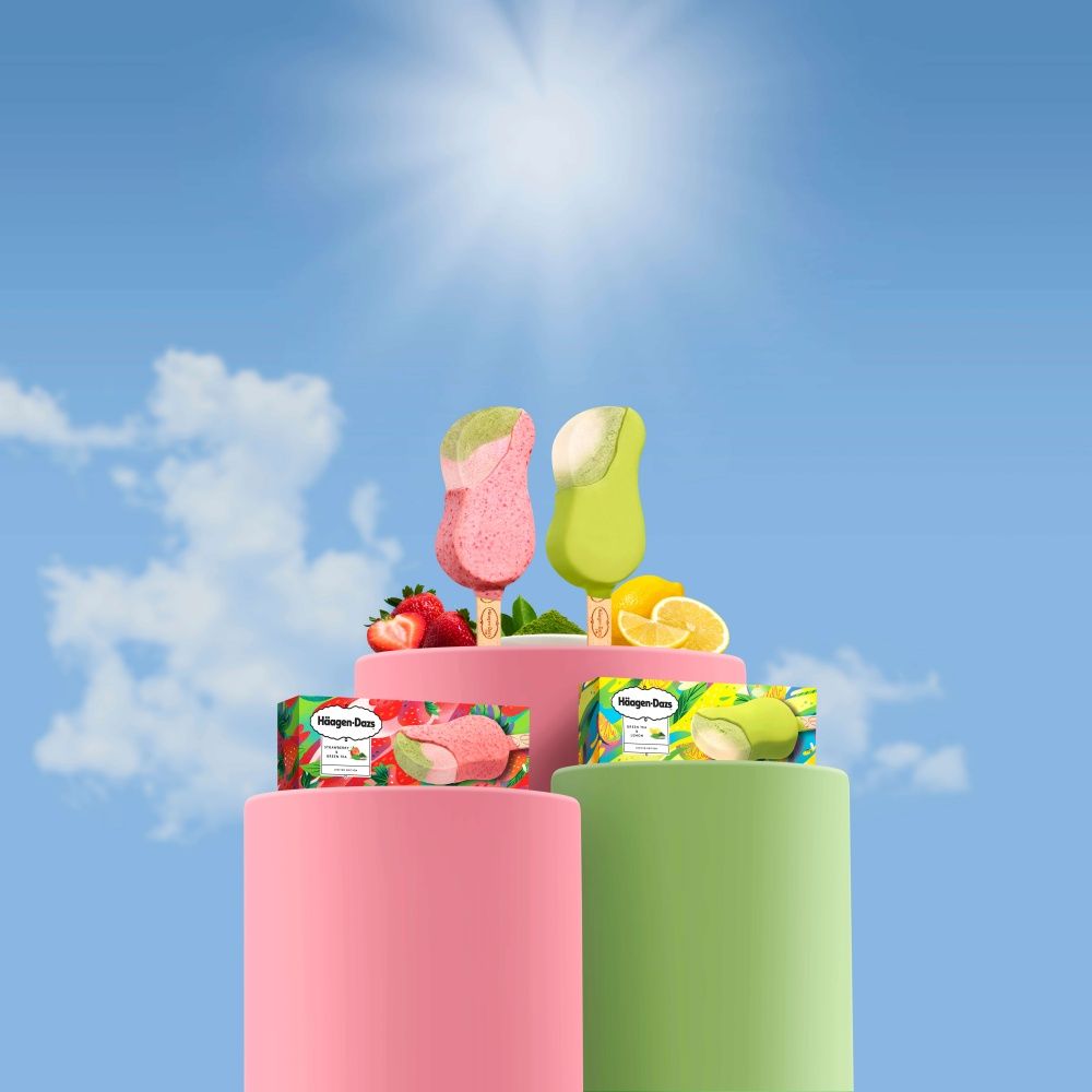 太療癒！哈根達斯春季新品「檸檬抹茶&草莓抹茶雪糕」、四款「雪糕特調飲品」沁涼登場！-4