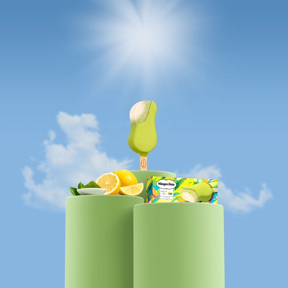 太療癒！哈根達斯春季新品「檸檬抹茶&草莓抹茶雪糕」、四款「雪糕特調飲品」沁涼登場！-6