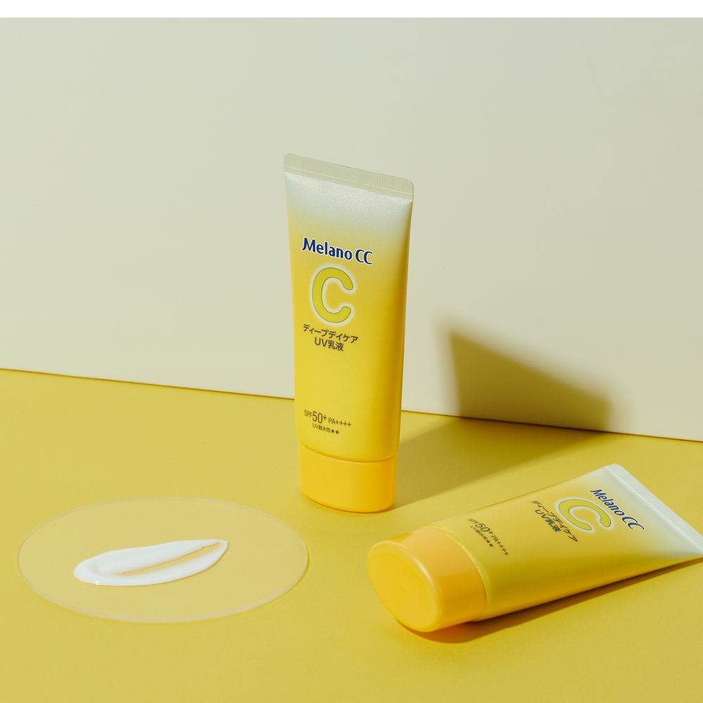 夏日最強美白防曬乳登場！Melano CC全新維他命C防曬乳，邊上妝邊養膚，一抹打造白皙潤透肌！-5