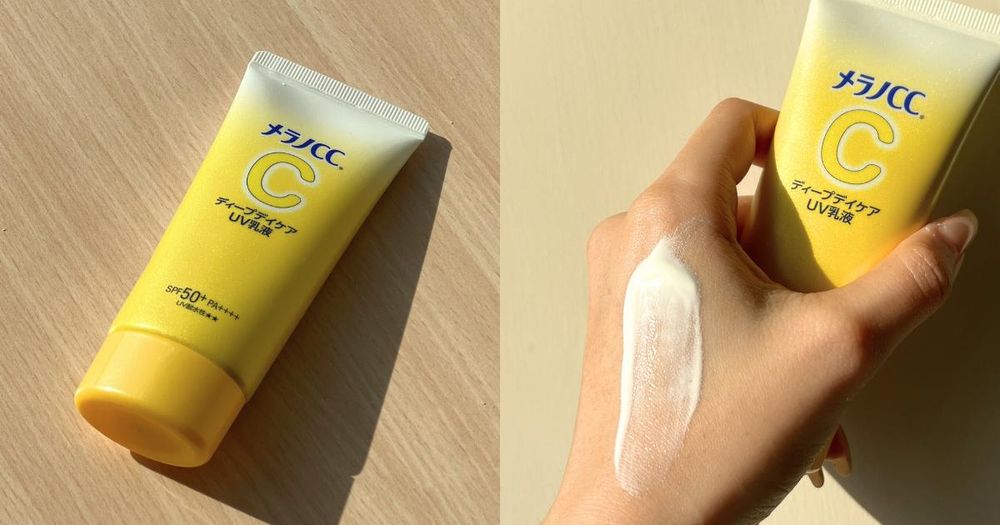 夏日最強美白防曬乳登場！Melano CC全新維他命C防曬乳，邊上妝邊養膚，一抹打造白皙潤透肌！-1
