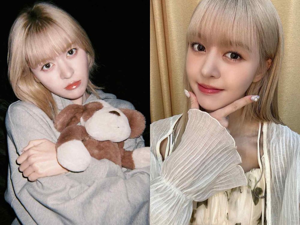 NMIXX全員髮型超幼態！「人間洋娃娃」Sullyoon、濃顏系金髮混血兒Lily...，想減齡瘦小臉必看！-5