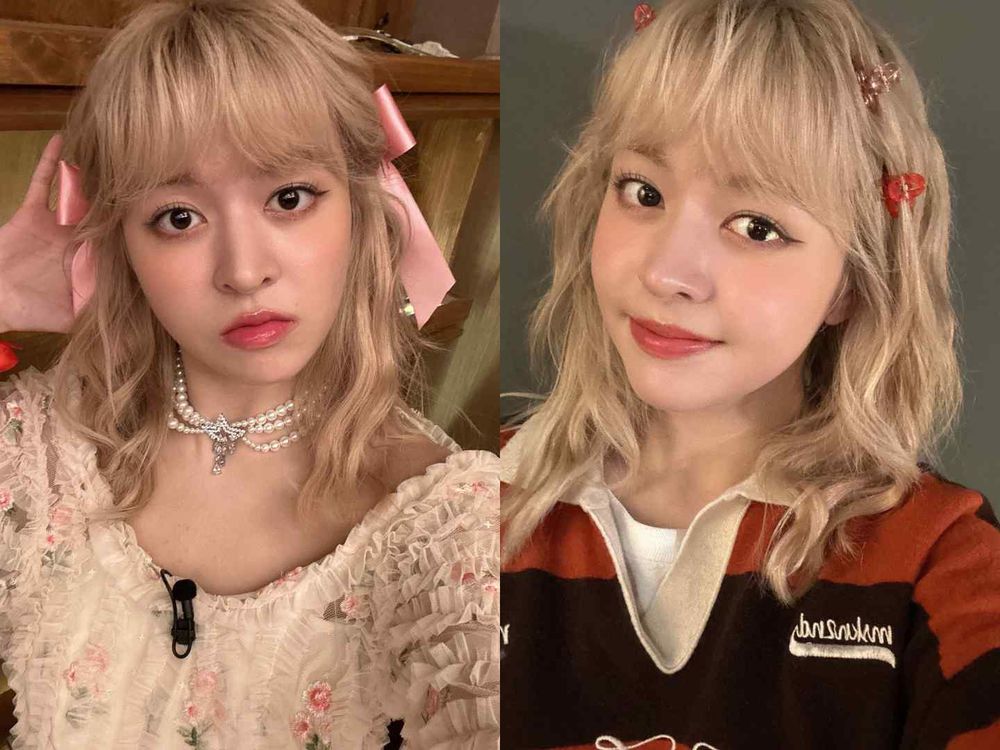NMIXX全員髮型超幼態！「人間洋娃娃」Sullyoon、濃顏系金髮混血兒Lily...，想減齡瘦小臉必看！-6
