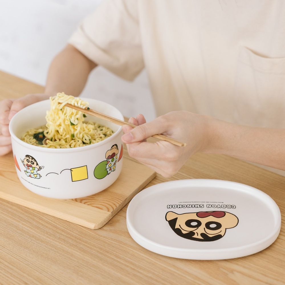 7-11開賣超實用《蠟筆小新》生活小物！超軟萌「小白環保袋、小新泡麵碗」全都好生火！-15