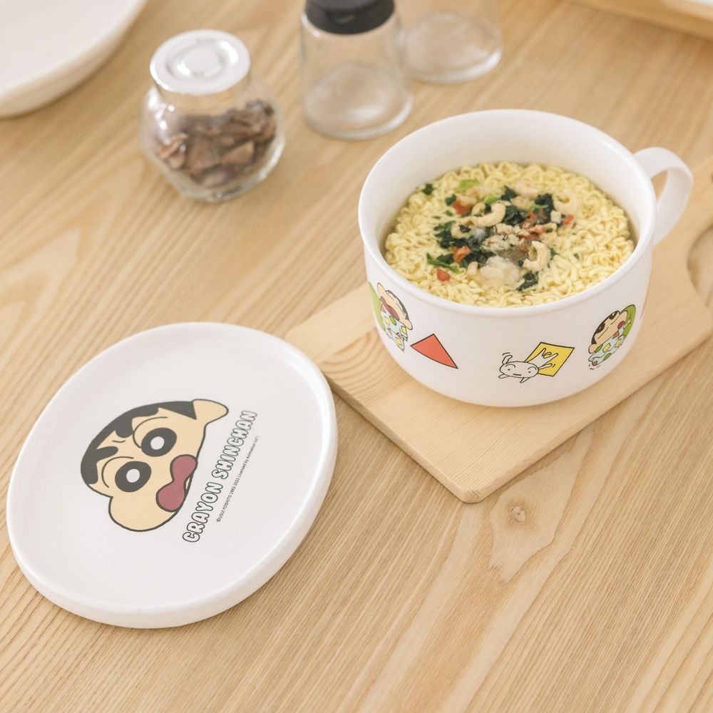 7-11開賣超實用《蠟筆小新》生活小物！超軟萌「小白環保袋、小新泡麵碗」全都好生火！-10