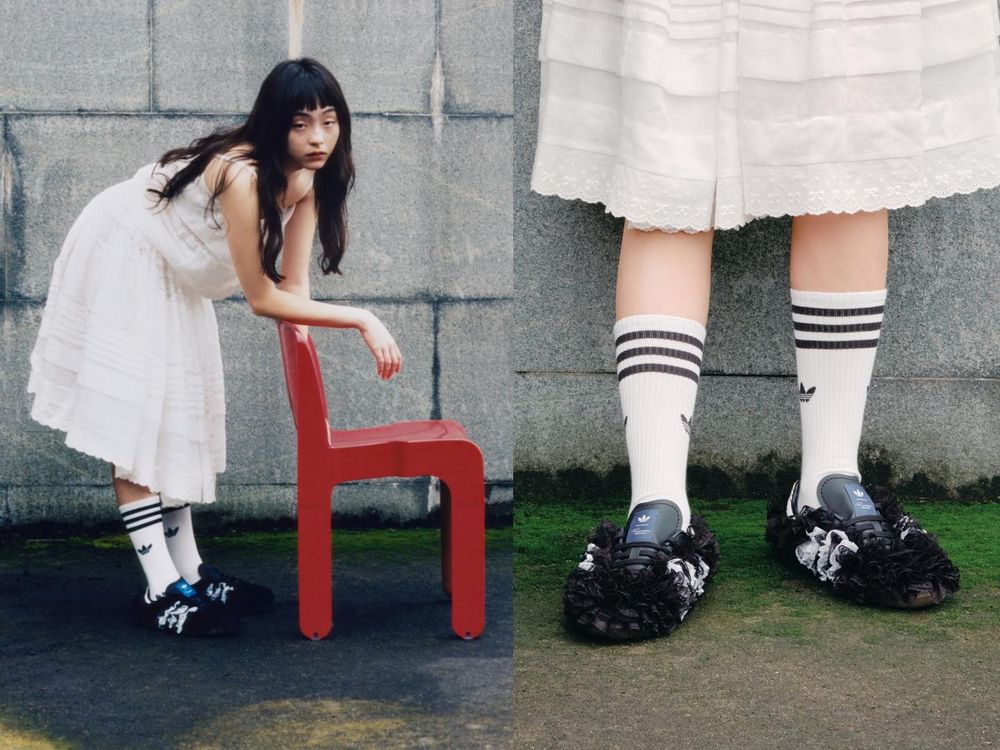 真的會被adidas逼瘋！超夢幻聯名「蕾絲蓬蓬版samba」錢包完全放棄抵抗了～-1