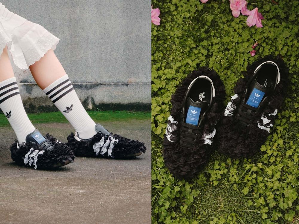真的會被adidas逼瘋！超夢幻聯名「蕾絲蓬蓬版samba」錢包完全放棄抵抗了～-4