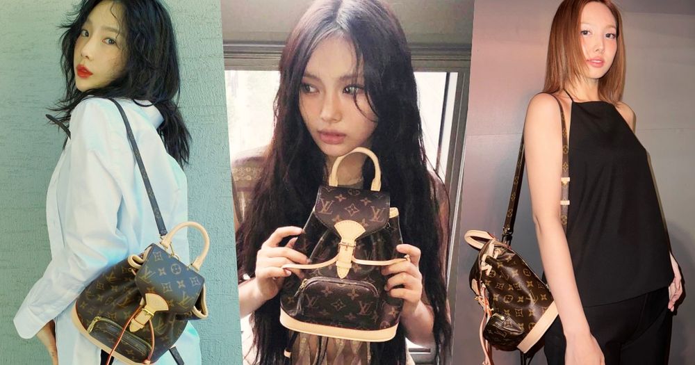 娜璉、太妍、Hyein大撞包？！這顆「LV老花後背包」被問爆！2024精品包就選它！-1