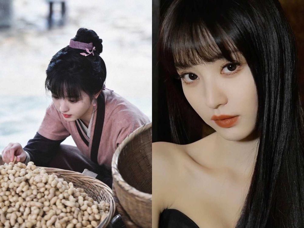 「不科學髮量」陸劇女星盤點！白鹿、趙露思用真髮演古裝，虞書欣頭髮厚到風一吹立刻炸毛！-11