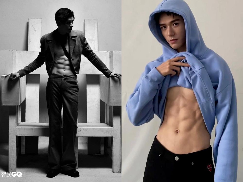 深藏不露好身材陸劇男神盤點！Netflix《難哄》白敬亭少年感外表、野獸身材，王鶴棣不科學名品腹肌，這位爆筋手臂太性感！-9