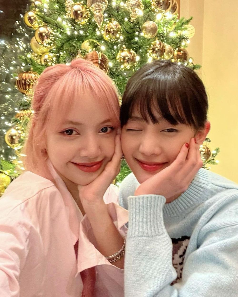 韓國演藝圈好友盤點！子瑜、舒華好像到閨蜜，Minnie、Lisa自組「泰友會」！-11