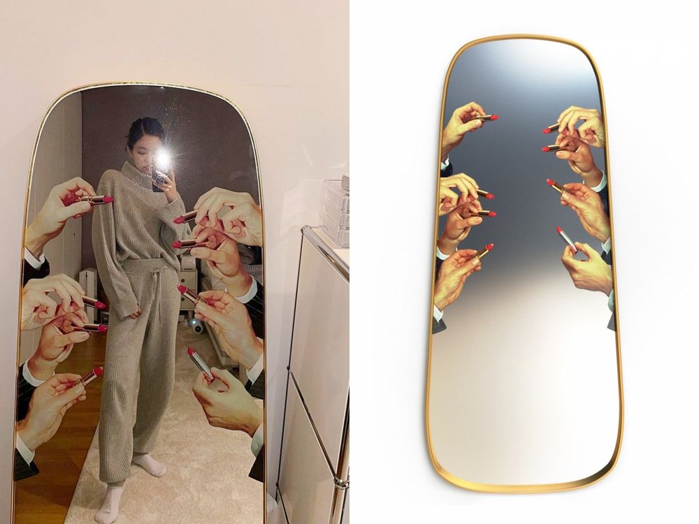 開箱Jennie的家！房間佈置根本就是美術館、超可愛「唇膏全身鏡」Rosé竟也有同款！-3