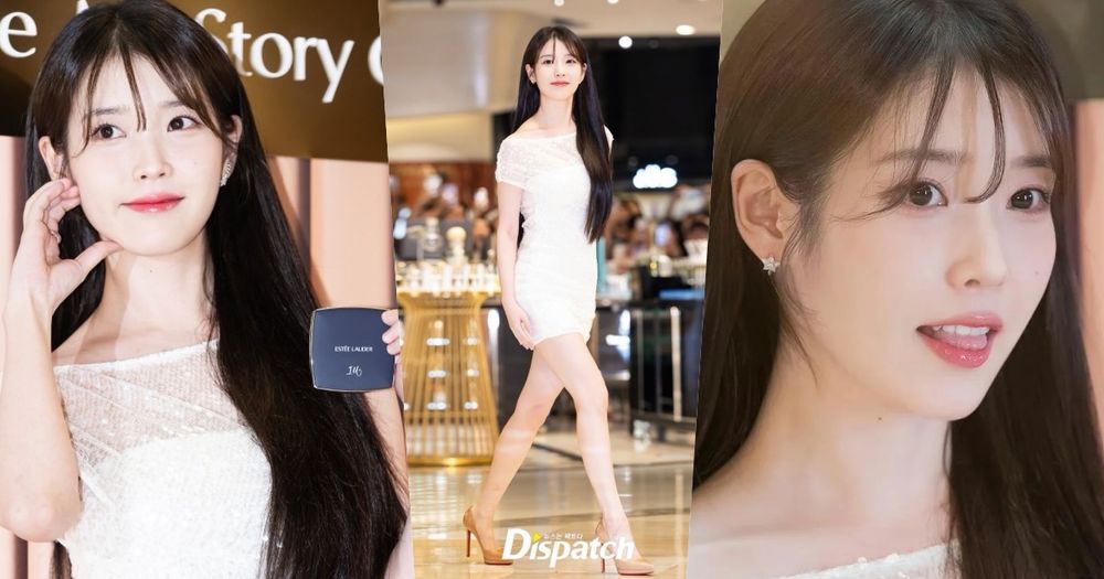 IU現身雅詩蘭黛快閃店！世界巡演剛結束，一點疲態都沒有，這膚質好像濾鏡開到滿！-20