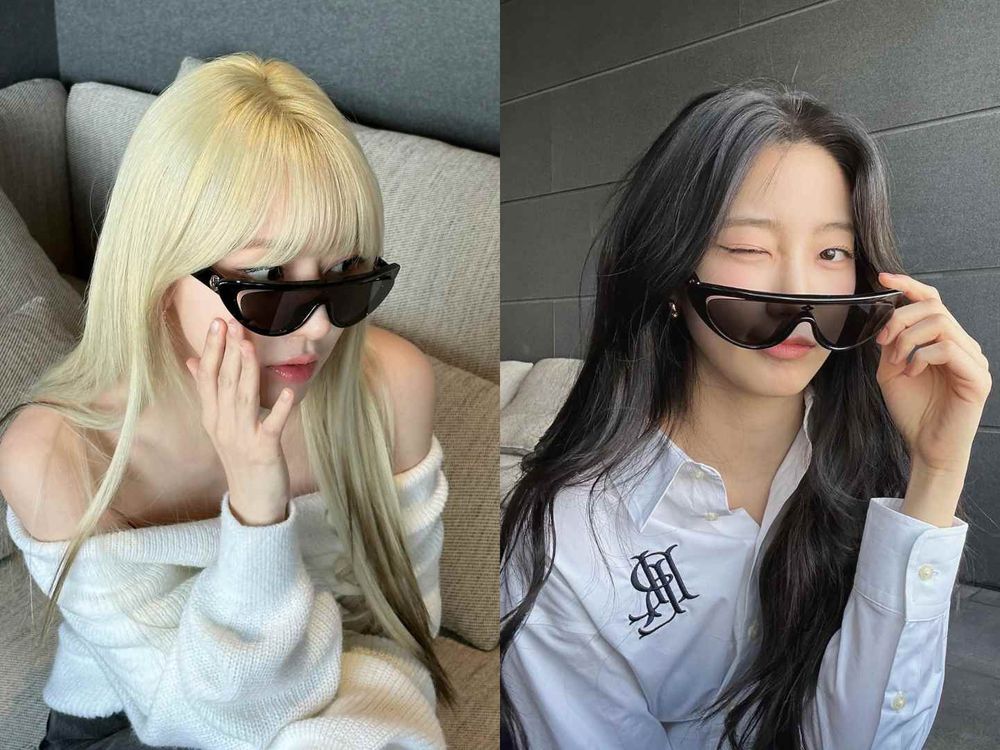 盤點墨鏡臉女團愛豆，Jennie、Rosé戴墨鏡必擦這色、薇娟這樣搭好甜！-12