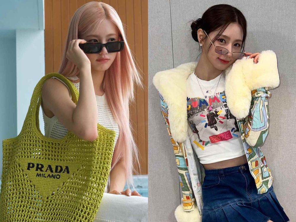 盤點墨鏡臉女團愛豆，Jennie、Rosé戴墨鏡必擦這色、薇娟這樣搭好甜！-7