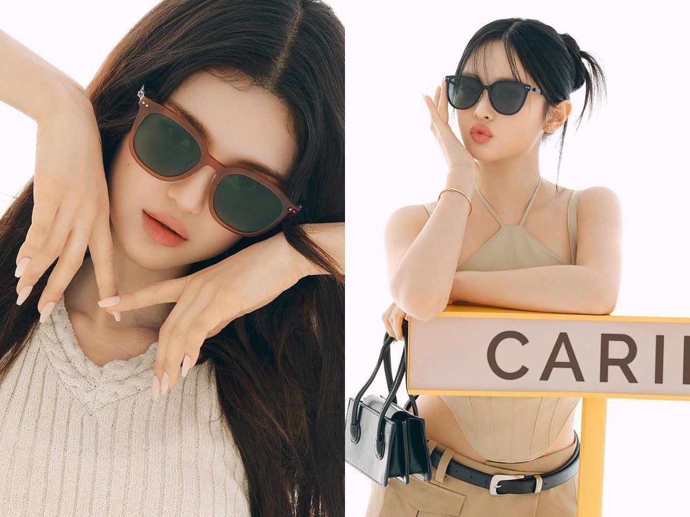 盤點墨鏡臉女團愛豆，Jennie、Rosé戴墨鏡必擦這色、薇娟這樣搭好甜！-9