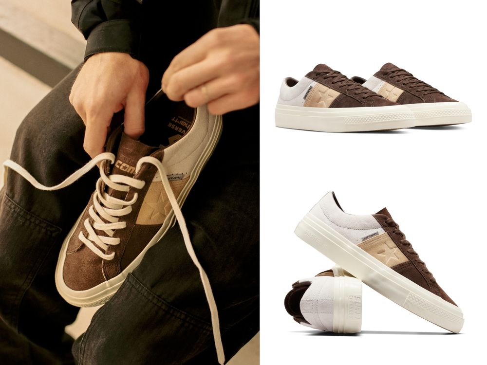 這雙Converse也太好看！Carhartt WIP聯名「咖啡牛奶糖」配色、百搭又耐髒！-2